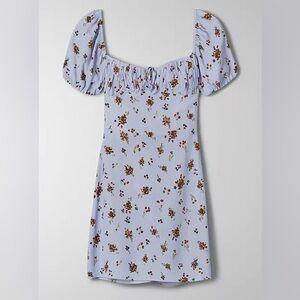 aritzia sunday best rachel dress in light sky blue